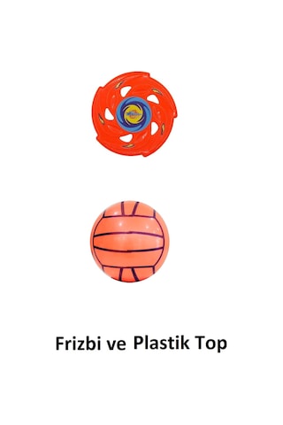 Frizbi Oyun Seti Çeşitleri atlama İpi - Plastik Top Frizbi ve Popit