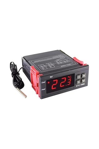 Stc-1000 220v Lcd Ekranlı Problu Termostat Dijital Sıcaklık Kontrol Cihazı