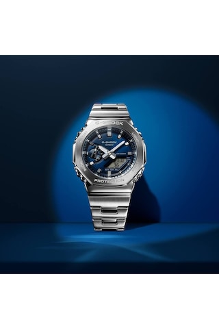 Casio Gm-2110d-2bdr Kol Saati Metalik Gri