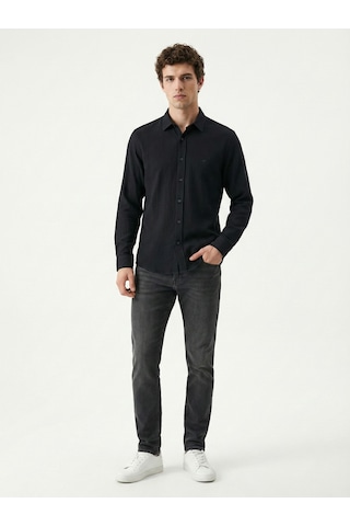 LOFT Regular Fit Erkek Gömlek U.kol Lf2042853 Q1.v1 Siyah