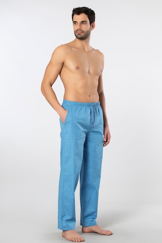 Cacharel Erkek Dokuma Pijama Tek Alt 2240/mavi 4 Çok Renkli