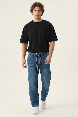 Bigdart Erkek Rahat Kesim Baggy Jean Pantolon 30076 - Lacivert