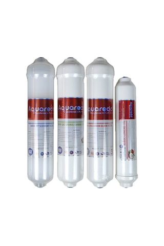 Aquared Su Arıtma Cihazları için 4'Lü Filtre Seti Aquared Su Arıtma Cihazları için 4'Lü Filtre Seti