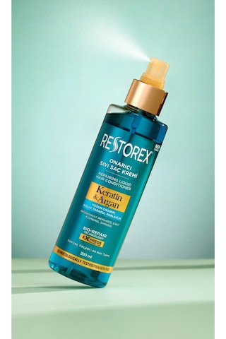 Keratin & Argan Onarıcı Sıvı Saç Bakım Kremi 200 Ml