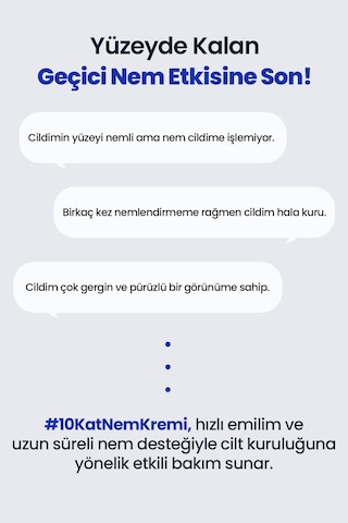 Hyalüronik Asit İçerikli Yoğun Nemlendirici Jel Krem T Else Blue Agave Hyaluronic Acid Cream