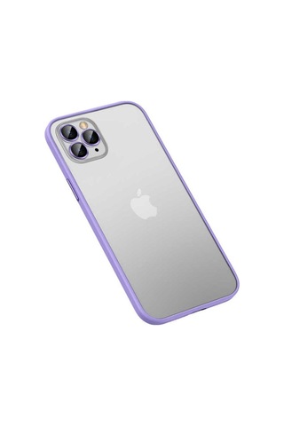 Apple Uyumlu iPhone 13 Pro Kılıf Zore Retro Kapak Lila