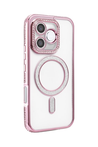 Huawei Honor 600 Lite Joke Simli Magneticsafe Kılıf - Pembe Çok Renkli