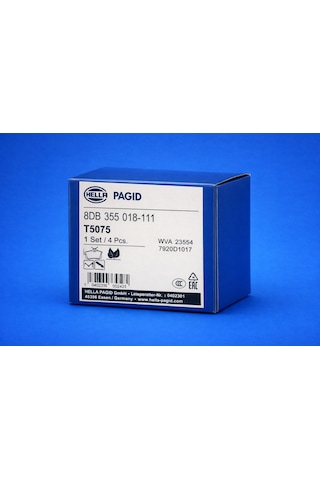 Hella 8db 355 018-111 Arka Fren Balata Takımı Vw Grubu