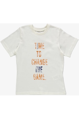 Mnk Baby & Kids Gömlek Pantolon T-shirt Daire Desen 3 Parça Erkek Çocuk Takım