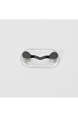 Sones Manyetik Gözlük Tutucu Manyetik Broş Plaka Kulaklık Gözlük Klipsi Siyah Siyah