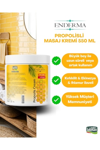 Propolisli Masaj Kremi 550ml