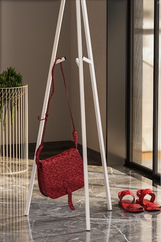 Beyaz Zambak Portmanto Askılık , Ayaklı Elbise Askısı Beyaz