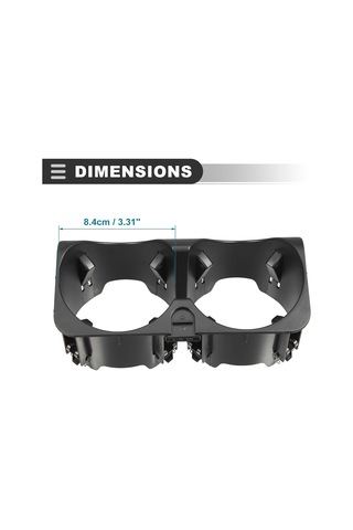 Mercedesbenz W221 20092012 İçin Araba Fincanı Tutucu, Fincan İçecek Sahibi, Plastik, Siyah