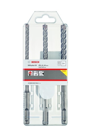 Bosch Sds Plus-5X Matkap Ucu Seti 6.8.10X160Mm 3 Parça 2608833