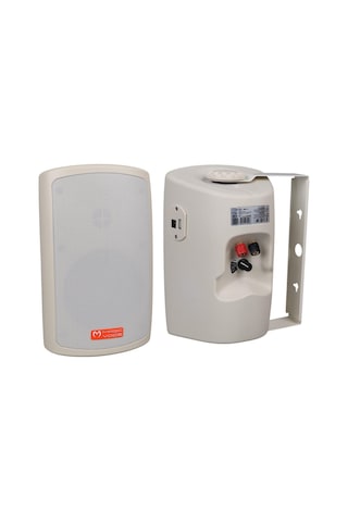 Magicvoice Mv-36 11 Cm 50 Watt Komütatörlü Hat Trafolu Beyaz Sütun Hoparlör 2'li Okul Cami Konferans Salonu Hoparlörü