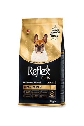 Reflex Plus Hypoallergenic French Bulldog Yetişkin Köpek Maması 3 KG