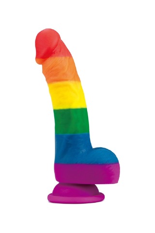 Lilitu Shop Lovetoy 20.5 CM Renkli Realistik Vantuzlu Dildo Penis
