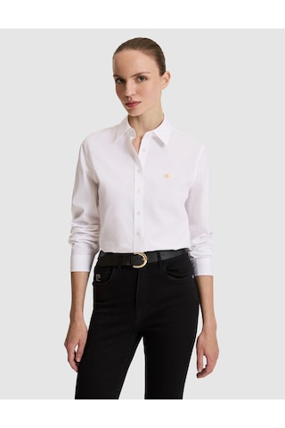 Pierre Cardin Kadın Beyaz Gömlek Desenli 50328627-vr013