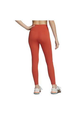 W Nk One Df Mr Tght 7/8 Nvlty Leggings Kadın Tayt - Dq5554-861 Kiremit