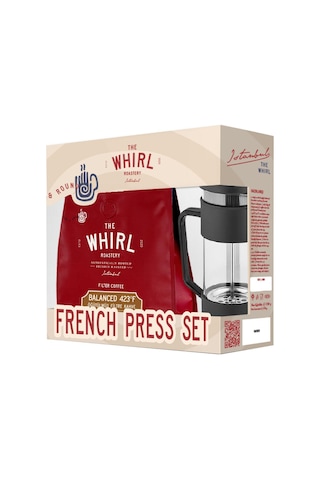 The Whirl Filtre Balanced 423 F Çekilmiş Kahve 250 Gr + French Press Hediyeli Filtre