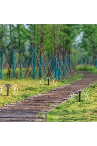 Ulzyvf Ultrasonik Su Set Kovucu Koruyucu Güneş Geçirmez Fare Enerjili Bahçe 2'li - Tv