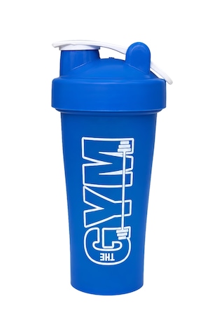 Gym Shaker 650 Ml Ölçekli Ve Sızdırmaz Kapaklı Protein Shaker 2'li Set Mavi+pembe Mavi-pembe