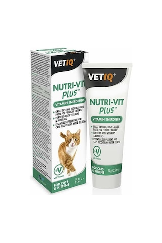 Vetiq Nutri-Vit Plus Kediler İçin Enerji Verici Vitamin 70 G