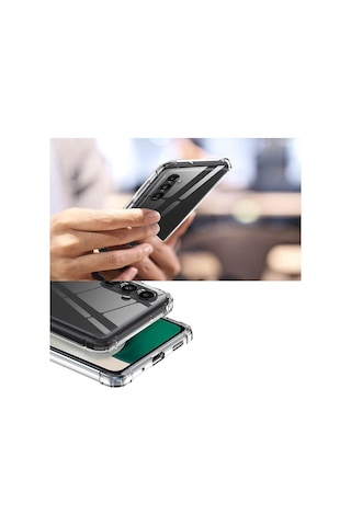Zore Galaxy Uyumlu A54 Kılıf Msra 2mm Anti Shock Silikon - Renksiz Renksiz