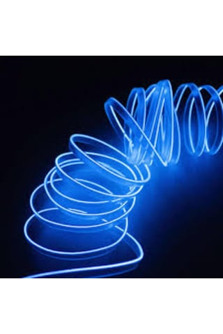 Ip Neon Tam Mavi 2 Metre - 12V Tak Çalıştır! (483928727)