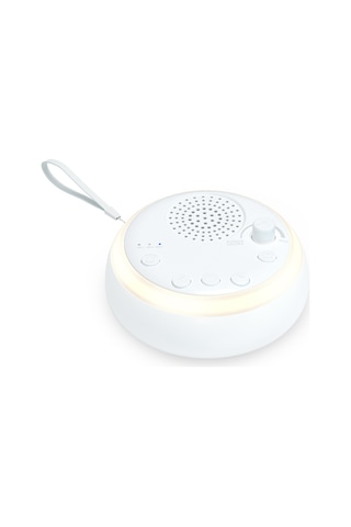 Shineyee Beyaz Renkli 1000mah Usb Type-c Şarjlı 16 Sesli Rahatlatıcı Ses Makinesi Beyaz