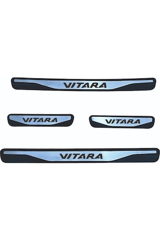 Vitara 2015 Ve Üzeri New Krom Kapı Eşiği 4 Parça Paslanmaz Çelik
