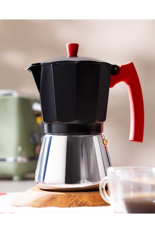 Madame Coco Carla Moka Pot - Siyah - 450 Ml