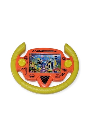 Direksiyonlu Su Oyunu - Halka Geçirmeli - Fidget Oyuncak - Sarı 1pcs