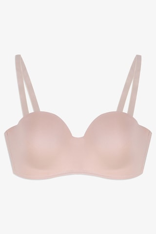 Kadın Dolgusuz Mikro Straplez Sütyen Ten