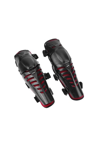 Jms Yetişkin Koruyucu Brace Atv Motocross Motosiklet Koruyucu Dizlik Kırmızı - Siyah