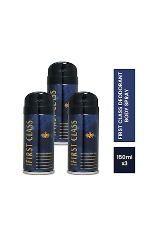 First Class Sprey Erkek Deodorant 3 x 150 ML