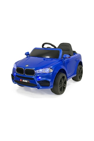 Blade Gt 12v Uzaktan Kumandalı Bluetooth Ve Usb Destekli Led Farlı Emniyet Kemerli Çocuk Akülü Araba Mavi