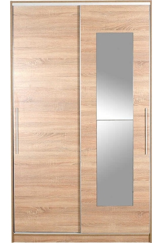 Elit Plus Aynalı Sürgülü Gardırop-sonoma 120x207x52 Cm Gxyxd