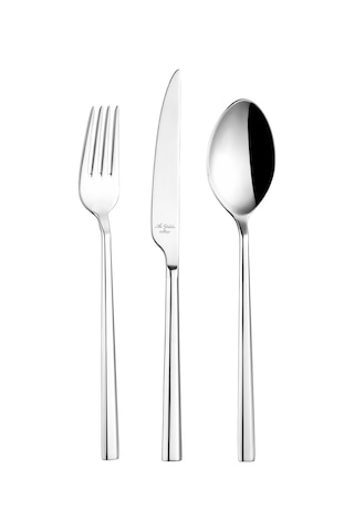 Aryıldız De Luxe "S" 84 Parça yemek Takımı Gümüş