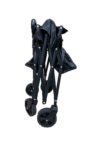 Yek Outdoor Mini Katlanabilir Evcil Hayvan Taşıma, Plaj Ve Kamp Arabası Siyah