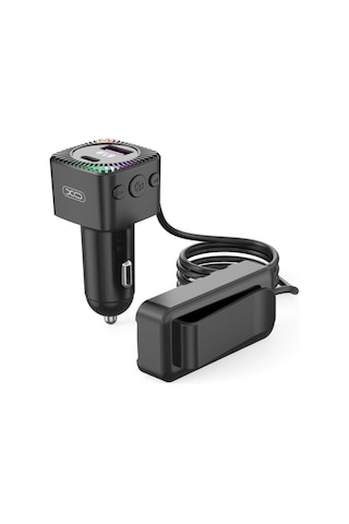 Bcc13 Çok Fonksiyonlu Araç Şarj Adaptörü - Led Işıklı Çift Usb Çıkışlı - 5v3.1v Ortam Aydınlatmalı