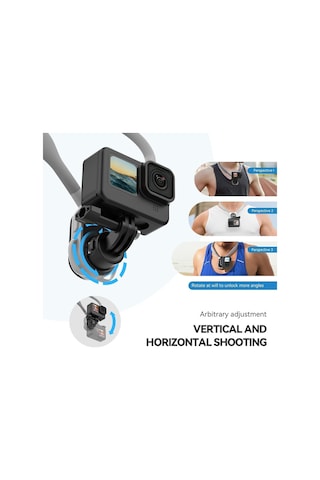 Aksiyon Kamera Ve Cep Telefonu İçin Profesyonel Boyun Askısı Eller Serbest Video Çekme Aparatı Cellphone/camera Neck Bracket