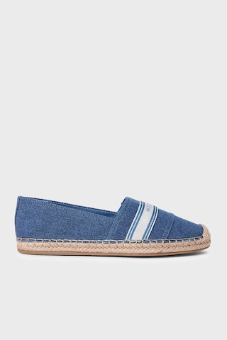Tommy Hilfiger Logolu Espadril Ayakkabı Bayan Ayakkabı Fw0fw09334 1cd Mavi