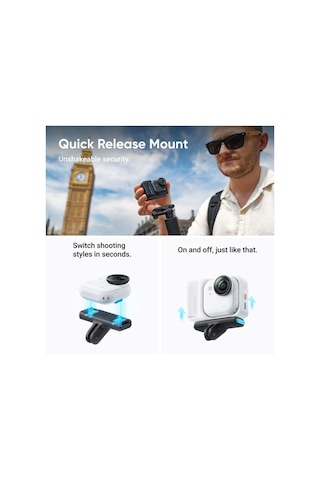 Insta360 Go Ultra Arktik Beyaz Monte Edilebilir Kamera Oluşturucu Paketi Inst-cınsabea