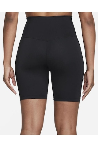 Dri-fıt One Yüksek Belli 18 Cm Kadın Bisiklet Şortu, Kadın Siyah Şort Tayt Siyah