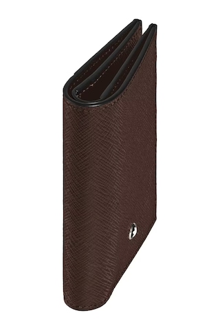 Montblanc Sartorial Deri 4 Bölmeli Mini Cüzdan 222989 Kahverengi