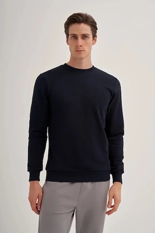 Cazador Slim Fit Mevsimlik 3 İplik Pamuk Karışımlı Sweatshirt-56100 Lacivert