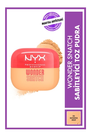 Nyx Professional Makeup Wonder Snatch Sabıtleyici Toz Pudra 05 - Banana Brat