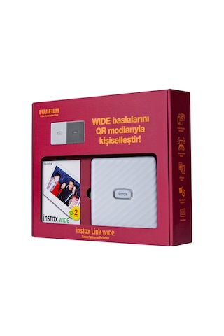 Fujifilm Instax Link Wide Akıllı Telefon Yazıcısı Beyaz