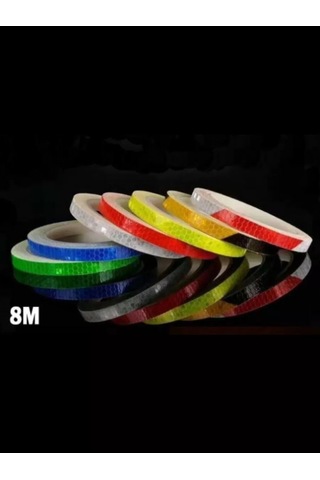 Anruspack Yansıtıcı Etiket Renkli 1 Cm 8m 240309897